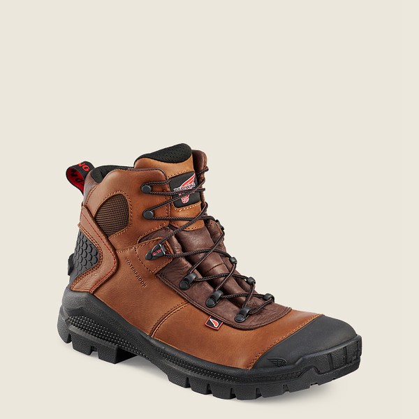 Botas de Seguridad Red Wing Hombre Marrom/Negros - Crv™ - 6-Inch Waterproof Toe - 641-YMNOCA